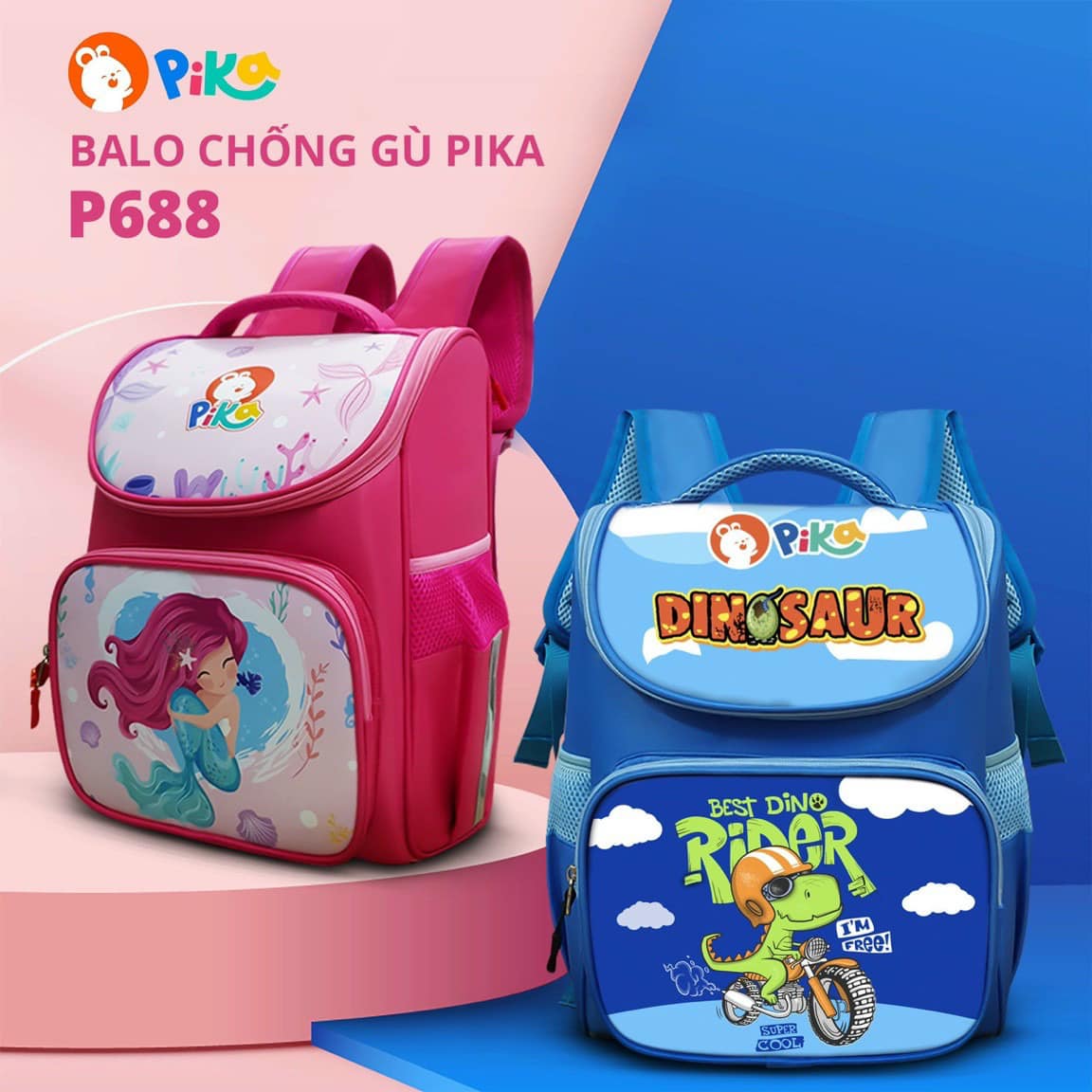 Balo chống gù Pika P688
