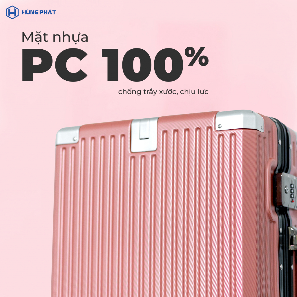 Vali khung nhôm Hùng Phát 6009