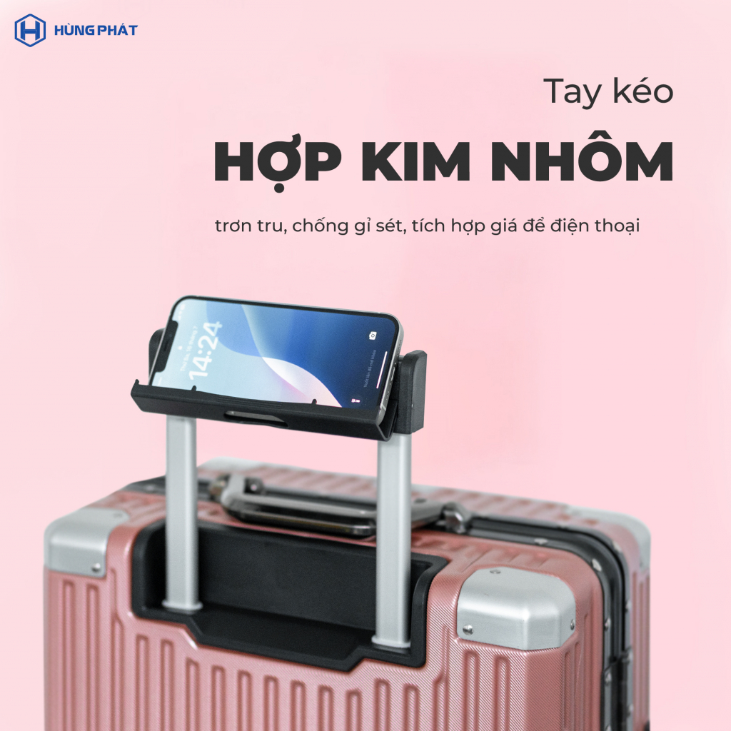 Vali khung nhôm Hùng Phát 6009