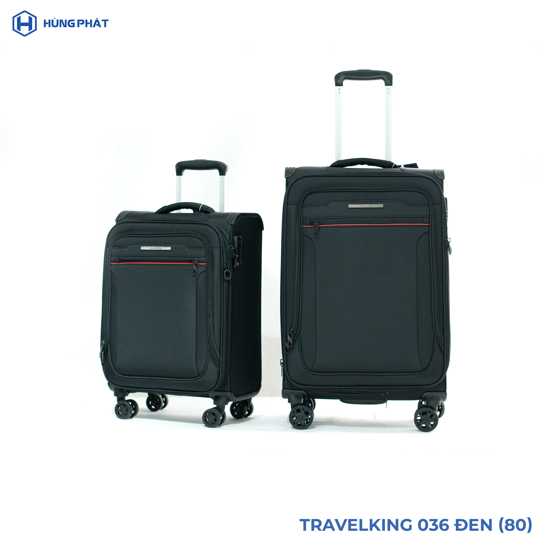 Travelking 036 soft luggage- 4 wheels trolley