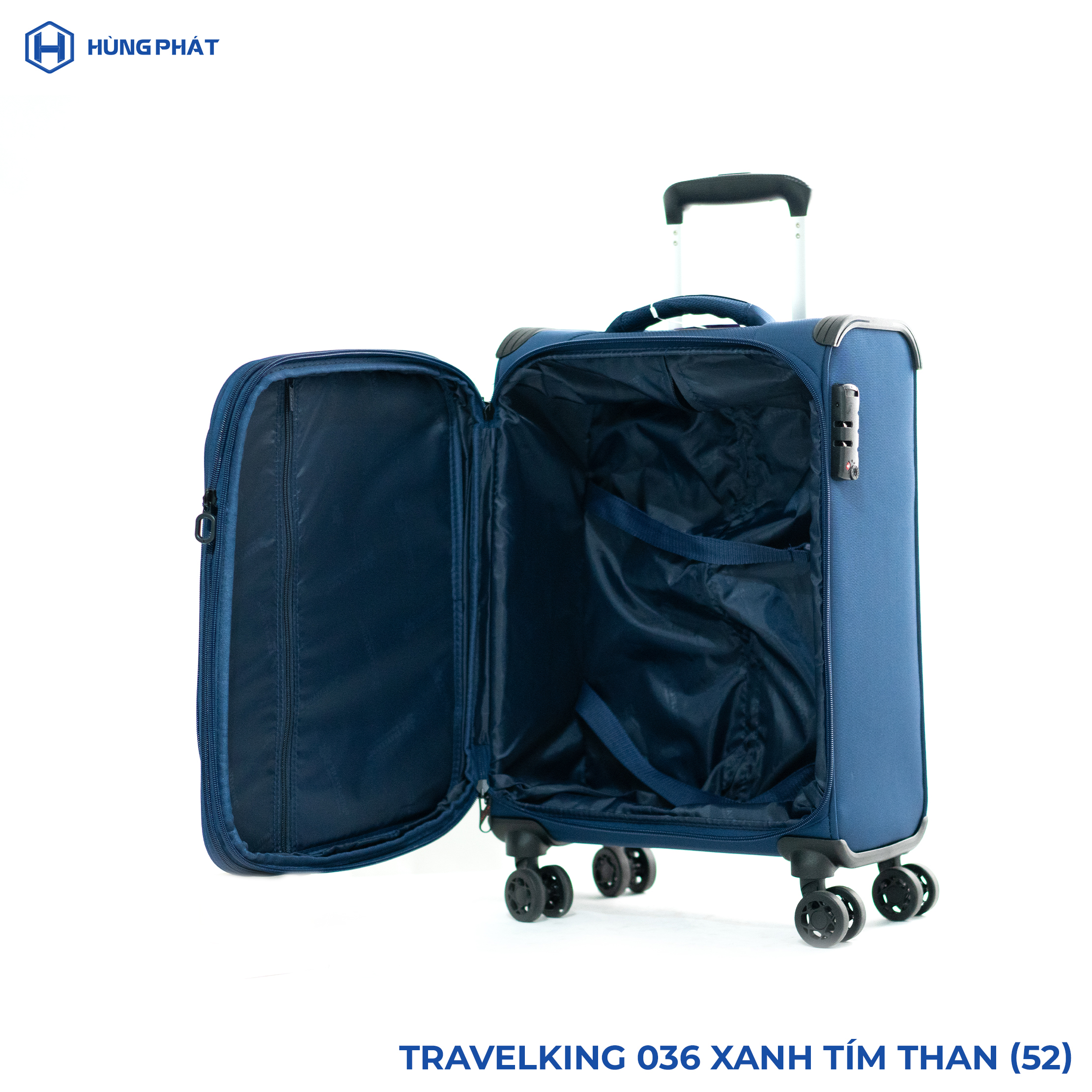 Travelking 036 soft luggage- 4 wheels trolley