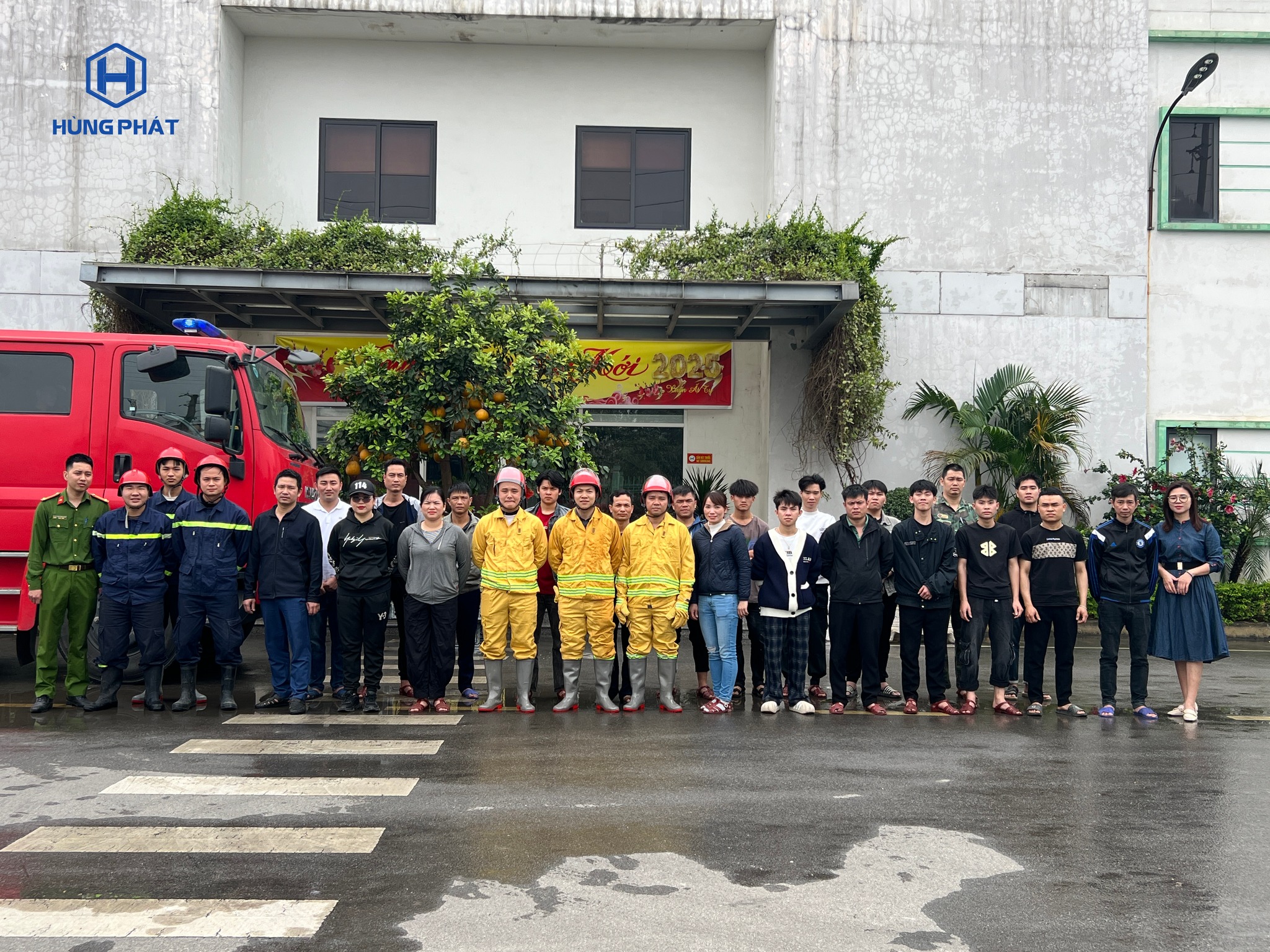 . Diễn tập phòng cháy chữa cháy tại Công ty CP Hùng Phát ngày 02/04/2025