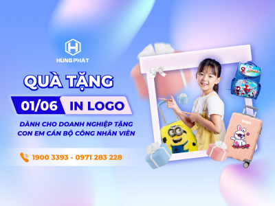 Quà tặng thiếu nhi in logo – Lựa chọn ý nghĩa cho doanh nghiệp nhân dịp 1/6