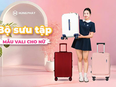 Bộ sưu tập các mẫu vali đẹp cho nữ thời trang, thanh lịch và tiện dụng