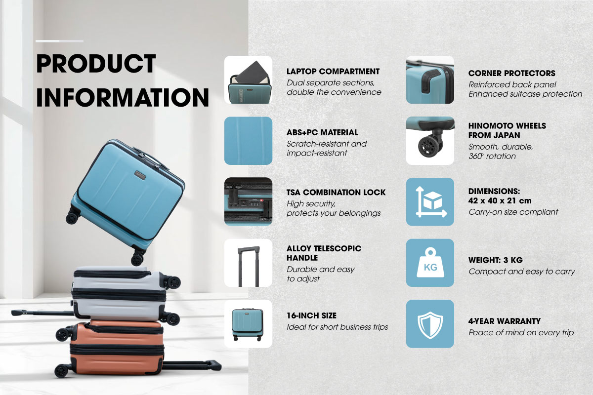 travelking-8091-plastic-suitcase