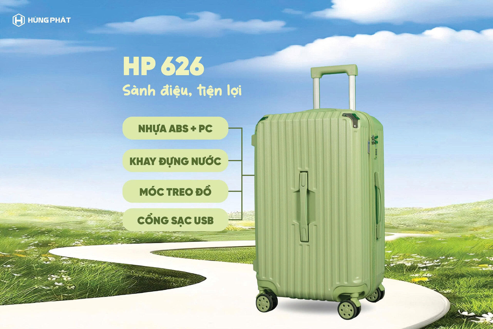 Mẫu vali du lịch hot nhất 2025
