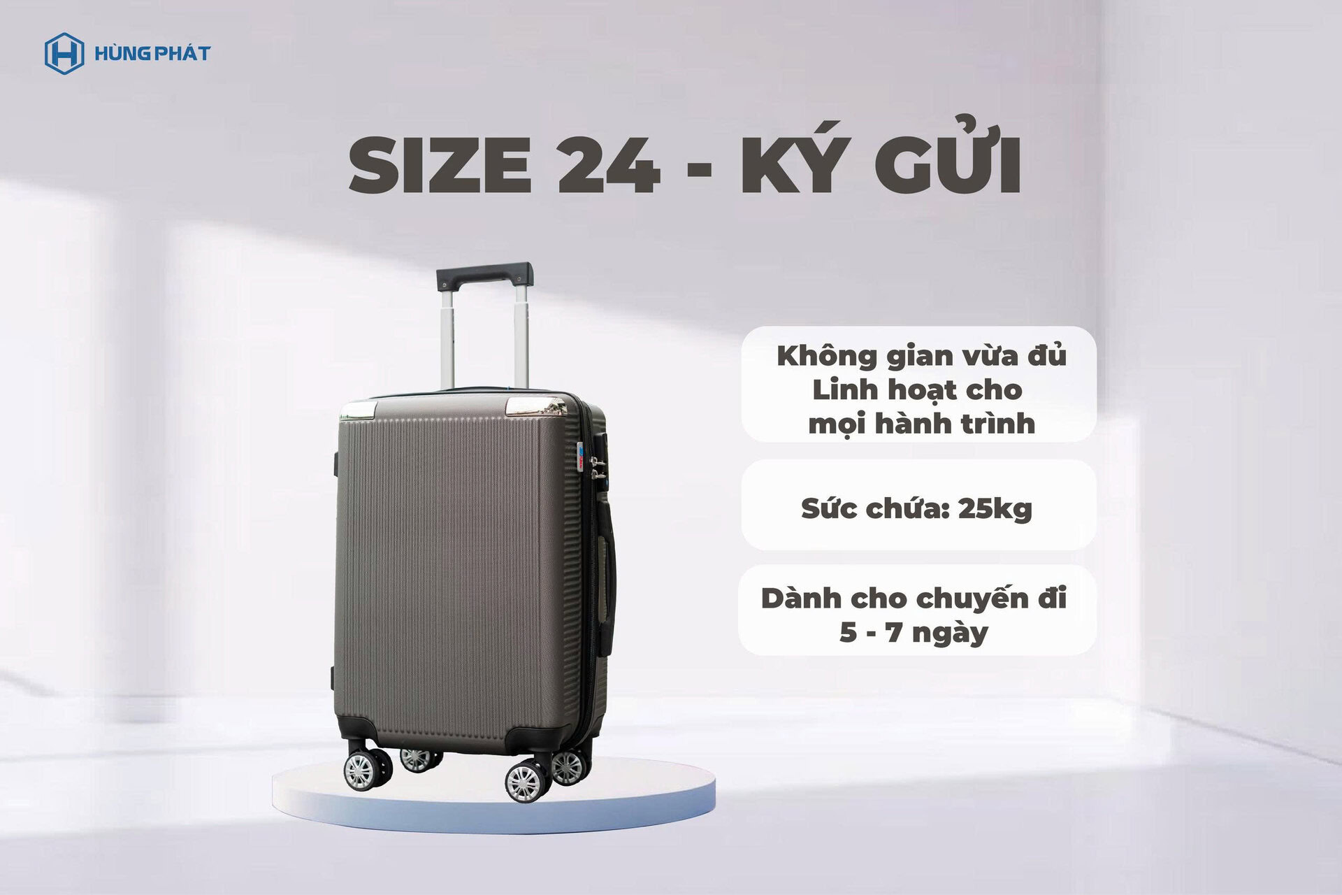 Chọn vali đúng size