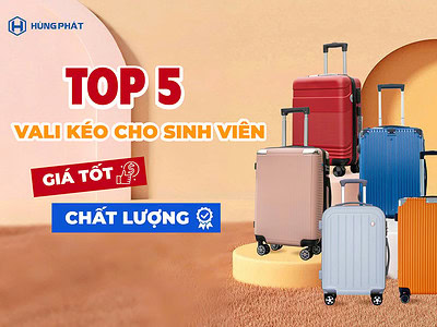 Top 5 mẫu vali kéo cho sinh viên vừa túi tiền, đáng mua nhất 2025