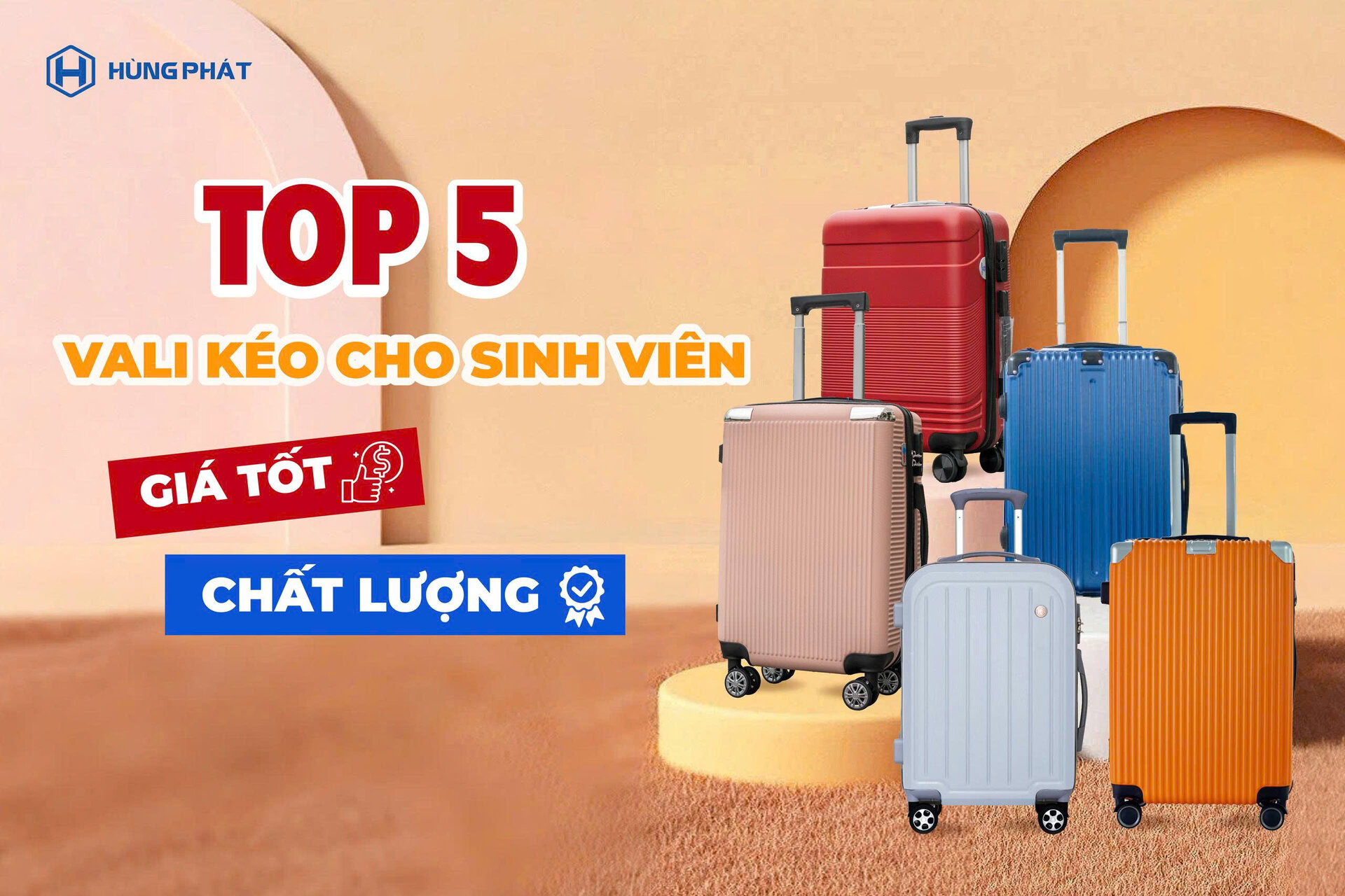 Vali kéo cho sinh viên
