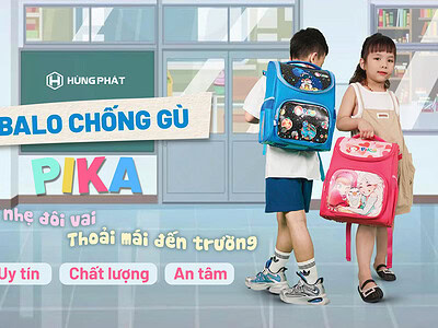 Balo chống gù Pika – Giúp bé tự lập, vui học mỗi ngày