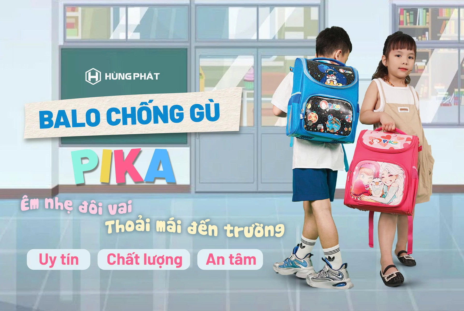 Balo chống gù Pika