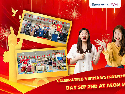 Big Holiday Sale! Find Hung Phat luggage at AEON Mall