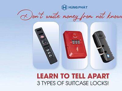 How to Distinguish 3 Common Types of Suitcase Locks