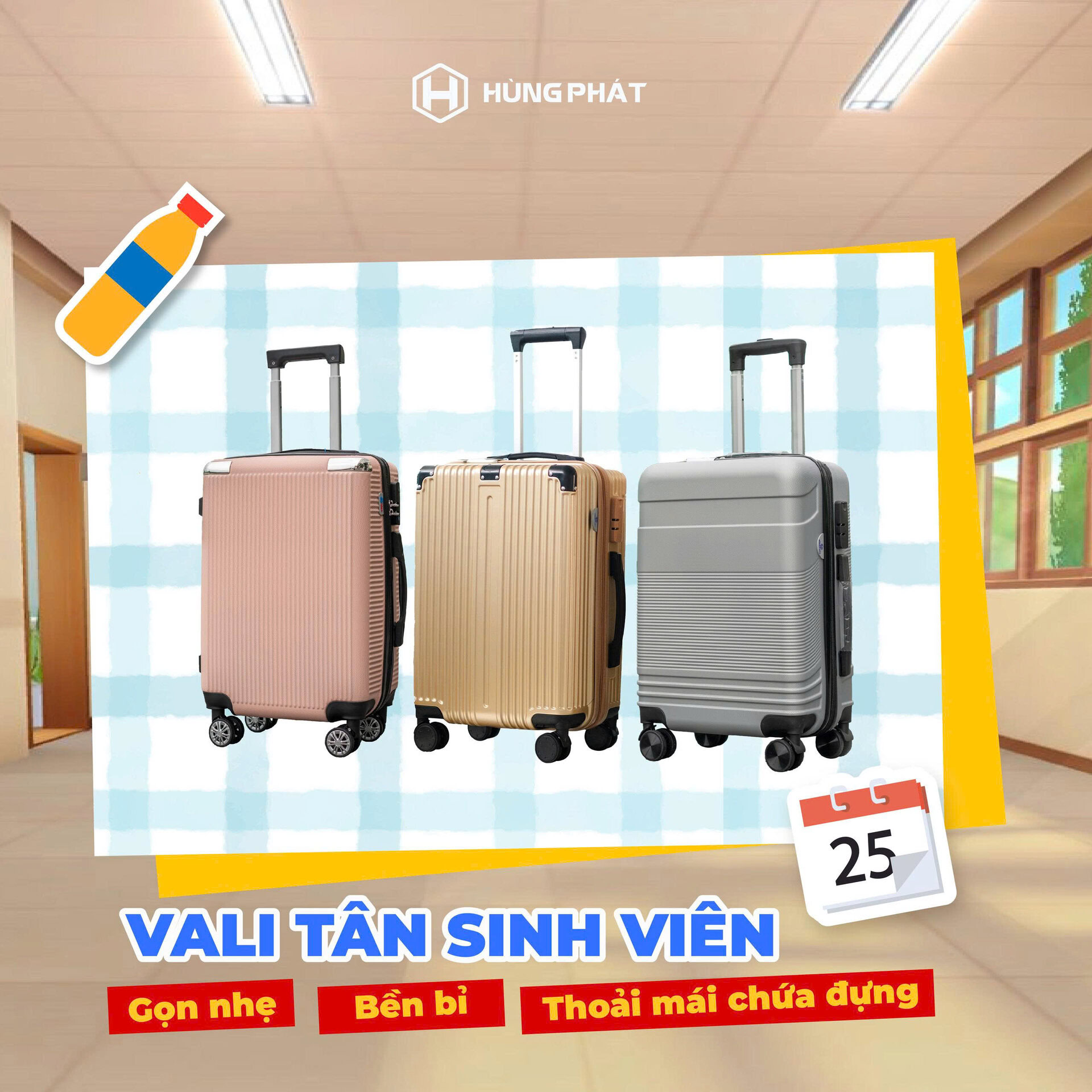 Vali kéo - Giải pháp quà tặng mùa tựu trường
