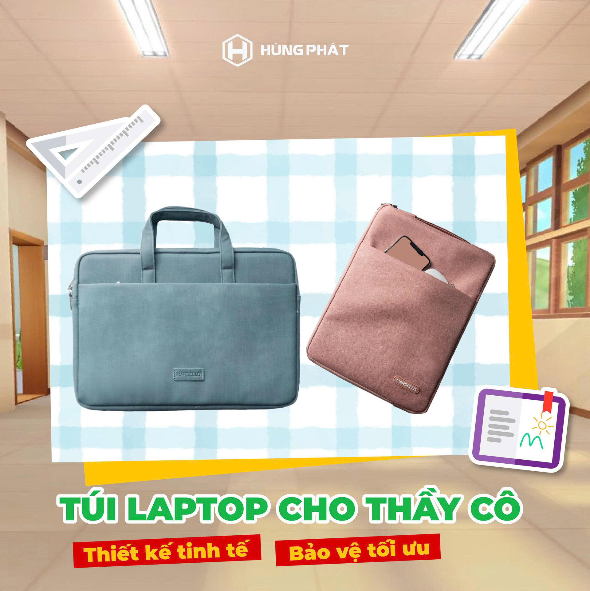 Túi laptop - Giải pháp quà tặng mùa tựu trường