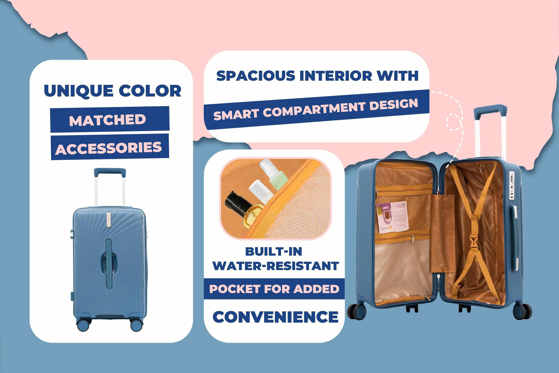 travelking-8801-plastic-suitcase