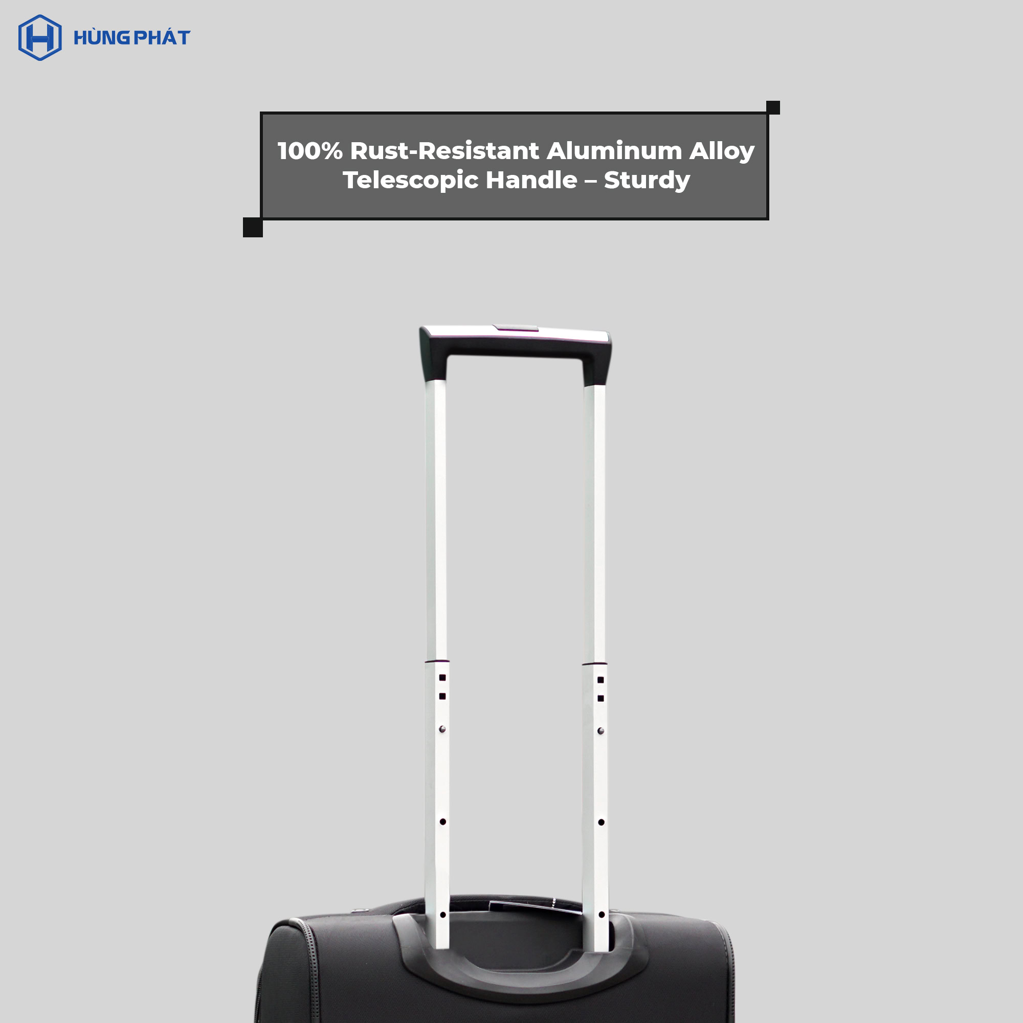 Hung Phat 891 Fabric Suitcase