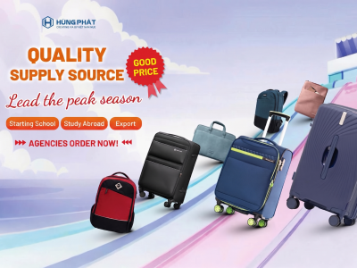 Top best-selling suitcase for peak season at Hung Phat dealers
