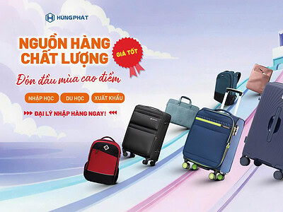 Top vali bán chạy mùa cao điểm dành cho đại lý Hùng Phát