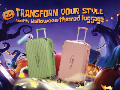 Transform your style with Halloween-themed luggage