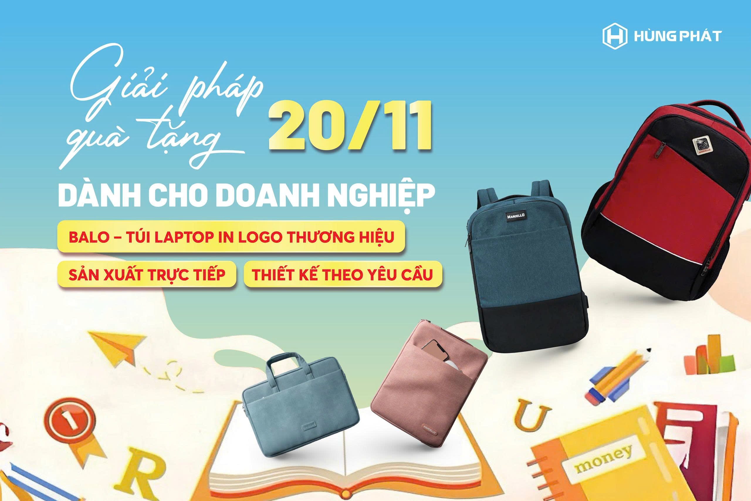 Quà tặng doanh nghiệp 20/11 – Giải pháp tri ân thầy cô cùng Hùng Phát