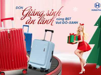 Trọn bộ sưu tập vali xanh-đỏ đón Giáng Sinh từ Hùng Phát! Khám phá ngay