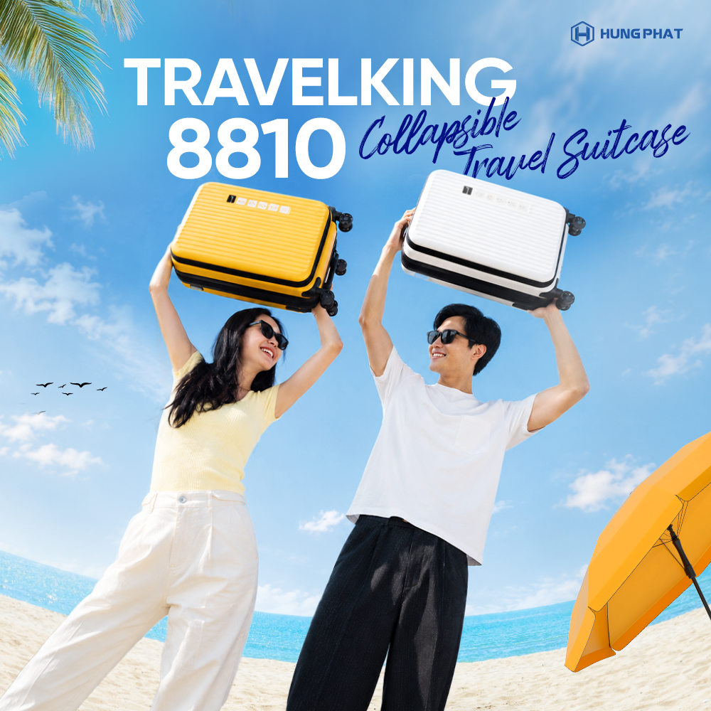 Travelking 8810 Plastic Suitcase